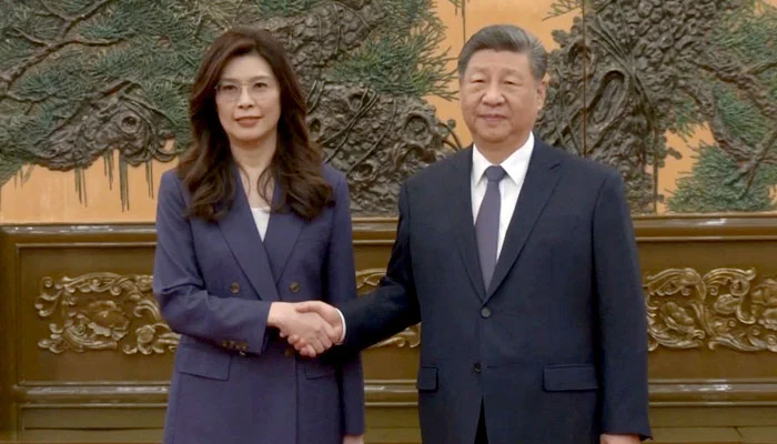 Xi Jinping affirms China’s stance on unification during meeting with Taiwan opposition leader