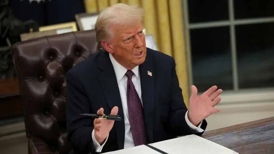 Trump warns of renewed military action, says US forces to remain near Iran