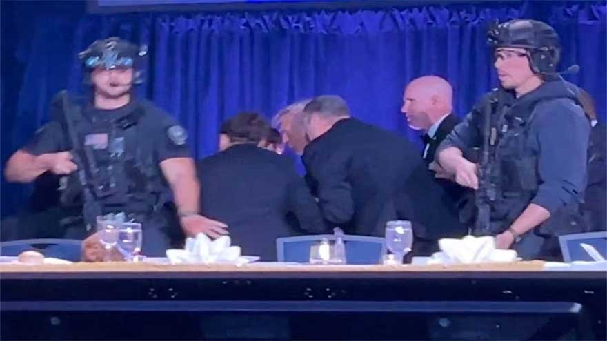 Trump safe after shooting scare at correspondents’ Dinner; suspect detained