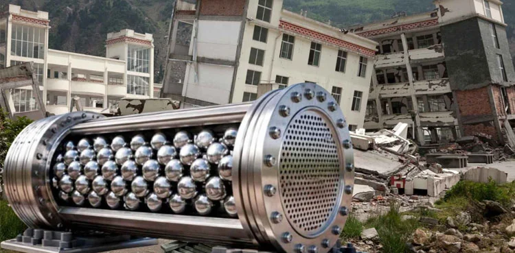 Innovative steel-ball mechanism aims to minimize earthquake damage without power